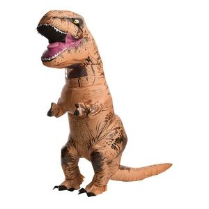 Inflatable dinosaur costume